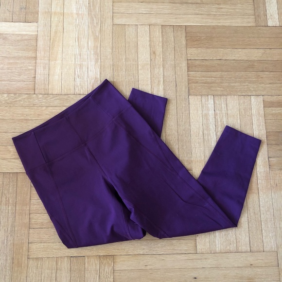 Plum Compressive High Rise Legging - Picture 3 of 5